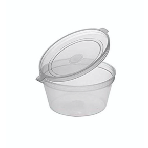 Portion Pot, Hinged Lid, 2oz, PP, Pack of 50