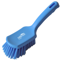 HillBrush Premier Hand Churn Brush Medium,Blue