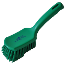 HillBrush Premier Hand Churn Brush Medium,Green