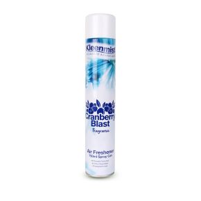 KleenMist Giant Aerosol Air Freshener, Cranberry Blast, 750ml