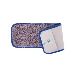 Mop Head, Flat, Microfibre, Nano, 43cm, Blue