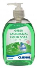Hand Soap, Antibacterial, Green, Odourless, 500ml