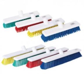 Broom Head, RS, Stiff Bristle, 30cm / 12'', Blue