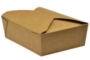 Food Carton, Leakproof, Kraft, 1800ml, No 3