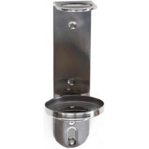 LFS Double 300ml Wall-Mounted Bottle Holder Chrome