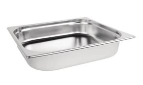Gastronorm Container, 2/3, 20mm Deep, Stainless Steel