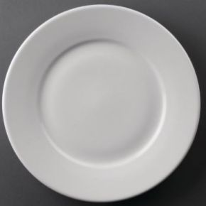Plate, Wide Rim, Olympia, 10''
