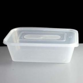 Container with Lid, Takeaway, Rectangular, 650ml