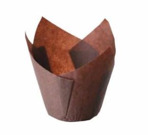 Muffin Case, Brown, 160x160mm