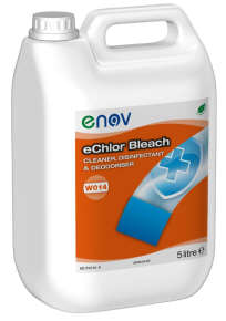 Enov W014 eChlor, Bleach Cleaner, Disinfectant & Deodoriser, 5L