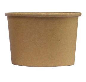 Soup Pot, Disposable, Kraft, 8oz