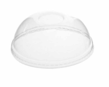 Domed Lid, Straw Hole, rPET, 16-24oz
