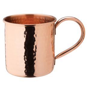 Cocktail Mug, Hammered Copper, 18oz