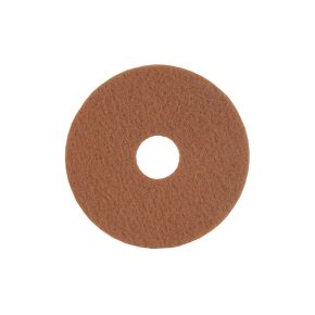 JanSan Floor Light Cleaning Pads 40cm / 16",  Tan