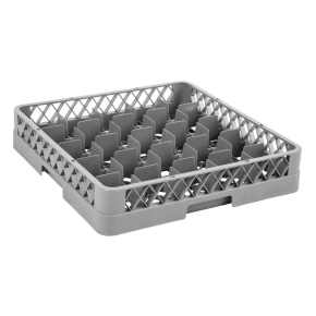 Glass Rack, 25 Compartment, 500x500mm