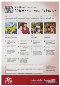 H&S Law Poster, A2
