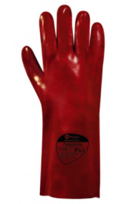 Gloves, PVC, Red, 13" (Pair)