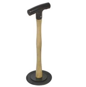 Plunger, Flat, Wooden Handle, 42cm