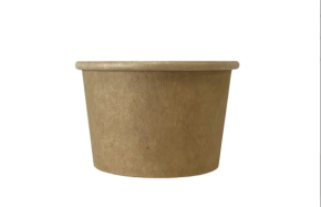 Condiment Portion Pots, 2oz, Kraft Paper