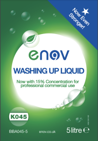 Washing Up Liquid, Enov, 15%, 5L