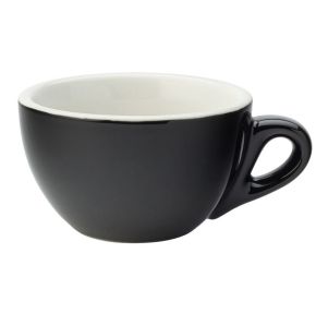 Cappuccino Cup, Barista, Black, 7oz