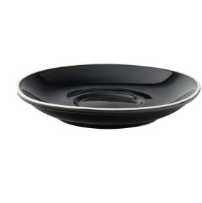 Cappuccino Saucer, Barista, Black, 6''