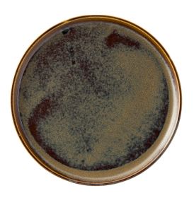 Walled Plate, Murra Toffee, 12"