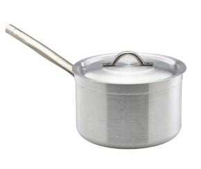 Sauce Pan (with Lid), Aluminium, 4L