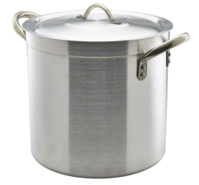 Stock Pot (with Lid), Aluminium, 21L
