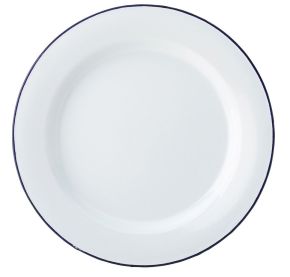 Plate, Enamel, 9.5''