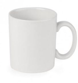 Mug, Straight Sided, White, 10oz
