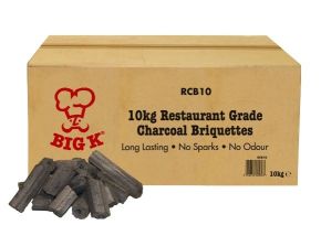 Charcoal, Restaurant Grade, Briquettes, 10kg