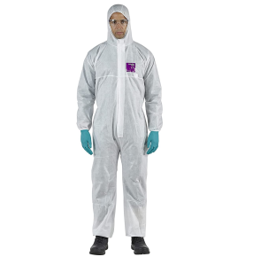 Coverall, White, Large