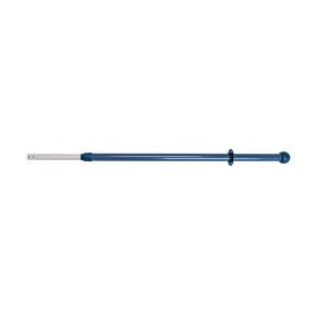 Mop Handle, Telescopic, Drilled Hole, 90-162cm, Blue