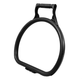 JanSan Ergonomic D Shape Litter Picking,Bag Hoop Black