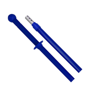 JanSan Ergonomic Globe Telescopic E Clip,Handle 90-162cm Blue