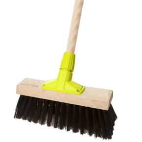 JanSan Yard Scavenger Broom Head &,Handle 13"