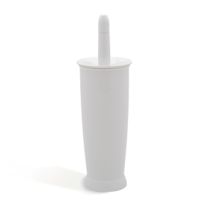 JanSan Closed Toilet Brush Set White