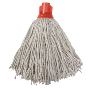 JanSan Socket Mop Head, 210g PY 14oz, Red
