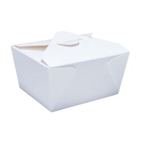Food Carton, Leakproof, White, 755ml, No 1