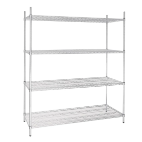 Wire Racking, 4 Tier, 1525(W) x 460(D) x 1853(H)mm