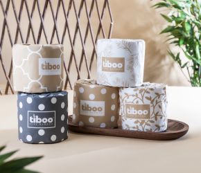 Tiboo 3-Ply Bamboo Toilet Rolls