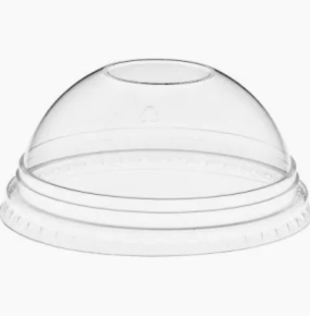 Domed Lid, 16oz, rPET, No Hole