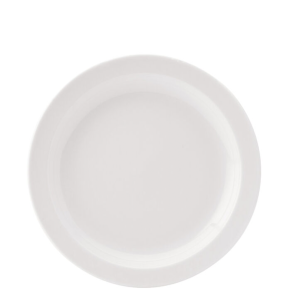 Narrow Rim Plate, Utopia Pure White, 6.5"