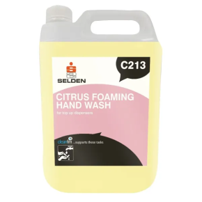 Hand Soap, Foam, Selden Citrus 5L