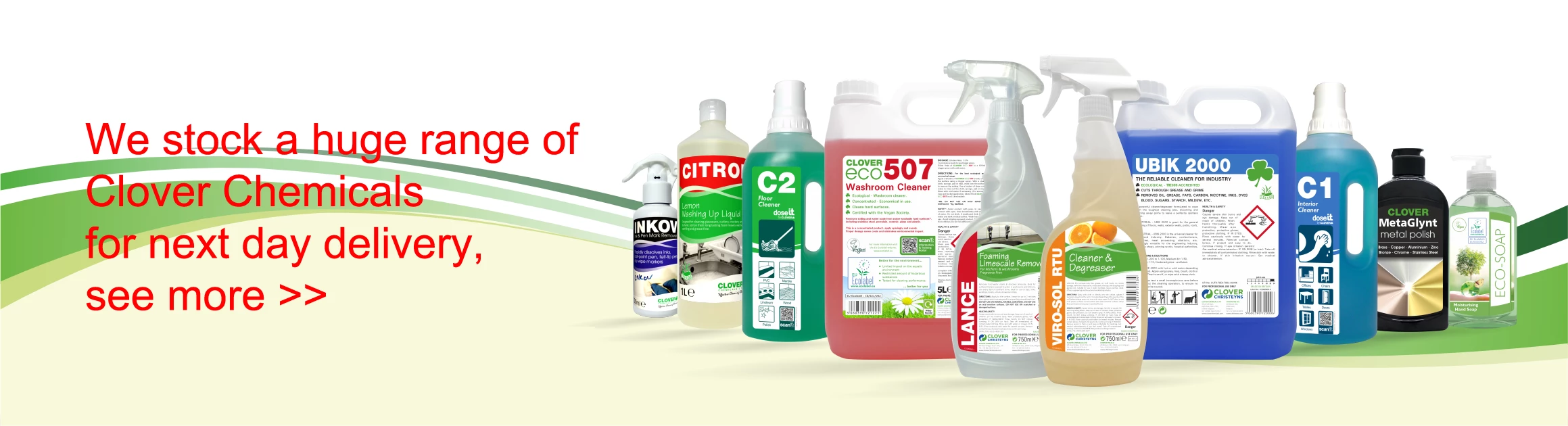 Clover Chemicals Cleaning Products