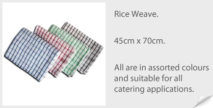 Tea Towels Rice Weave